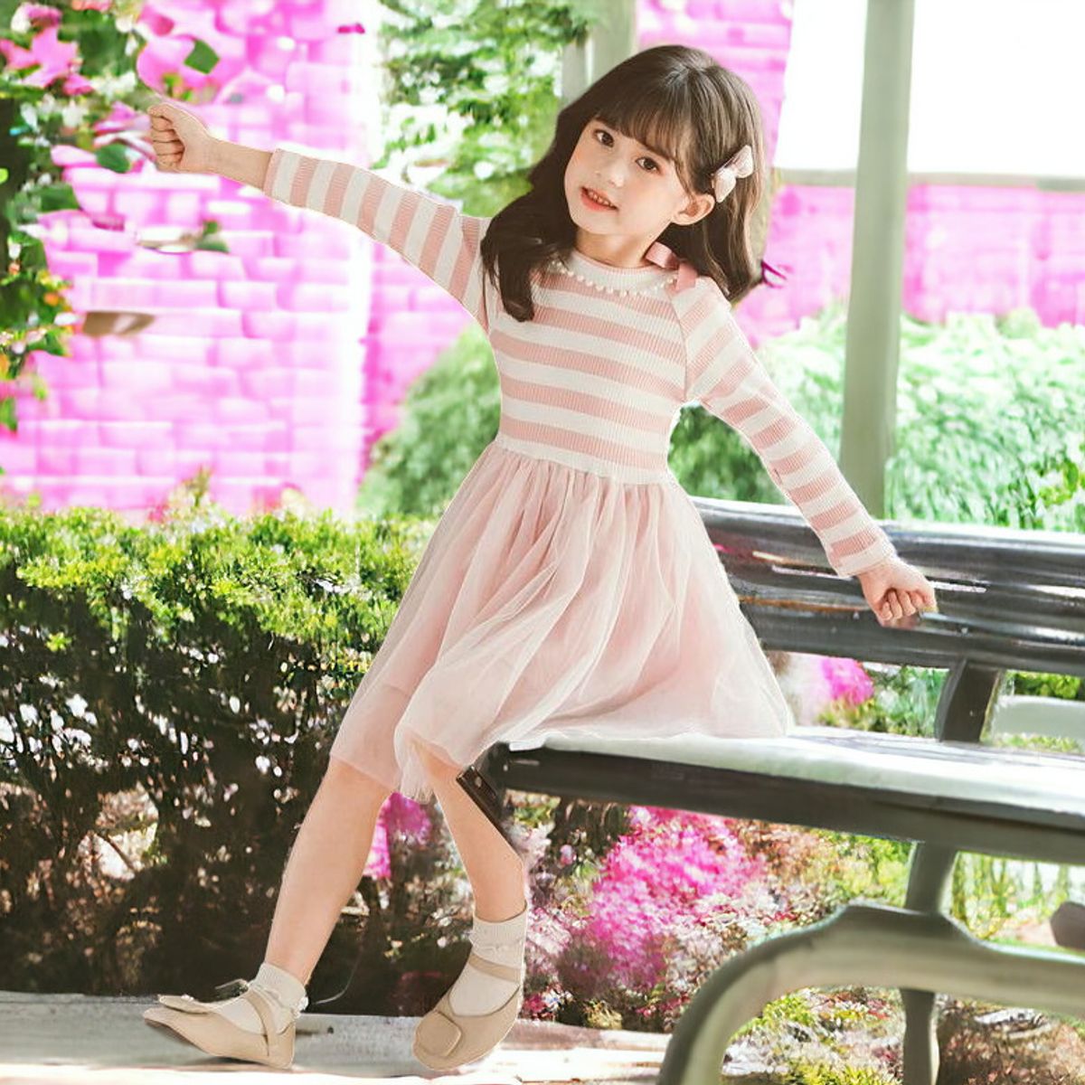 GENERICO - VESTIDO PARA NIÑA - MODELO CASUAL