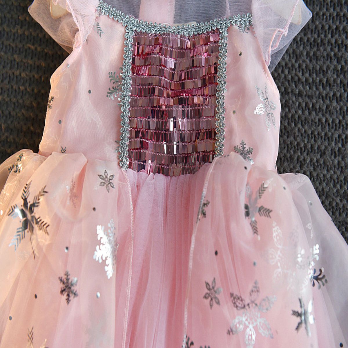 GENERICO - VESTIDO DE NIÑA ELSA MODELO TEMATICA FROZEN