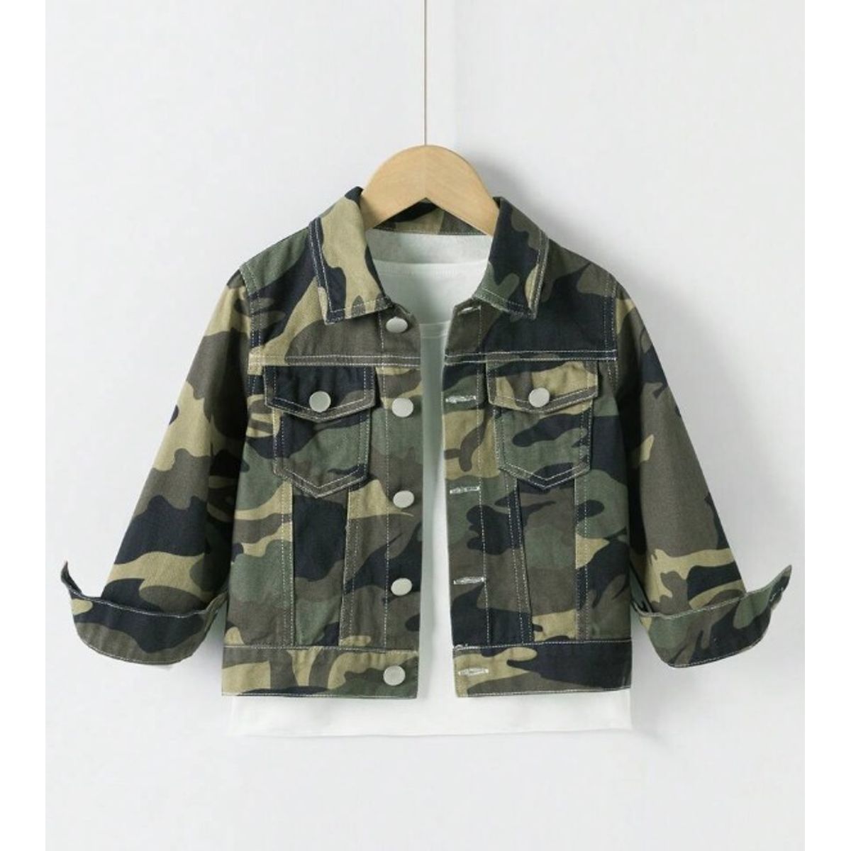 GENERICO - Casaca camuflada militar niño