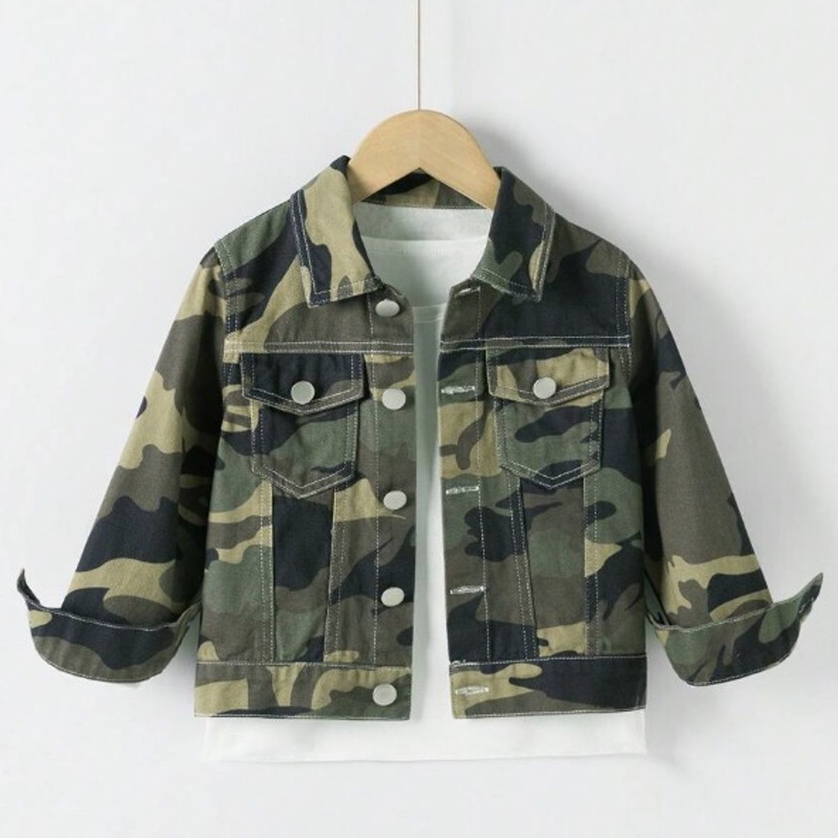 GENERICO - Casaca camuflada militar niño