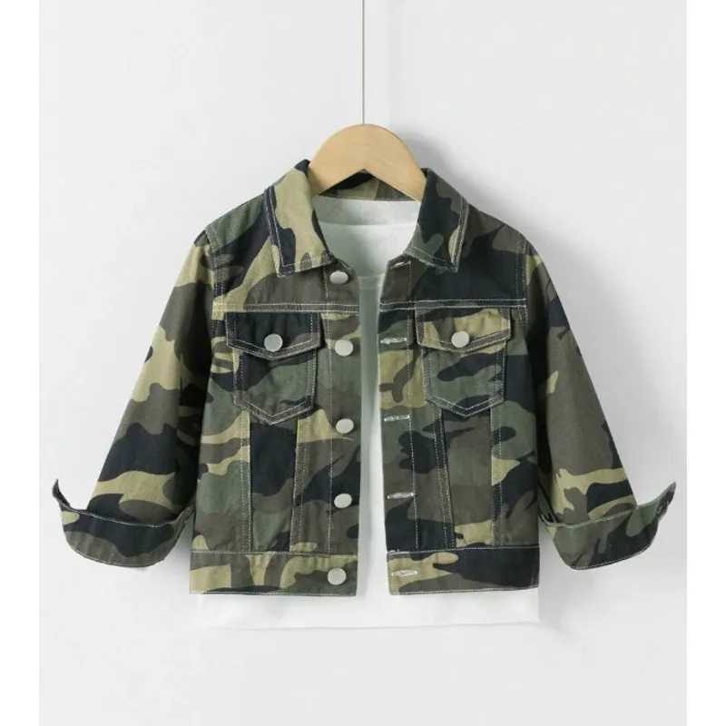 GENERICO - Casaca camuflada militar niño