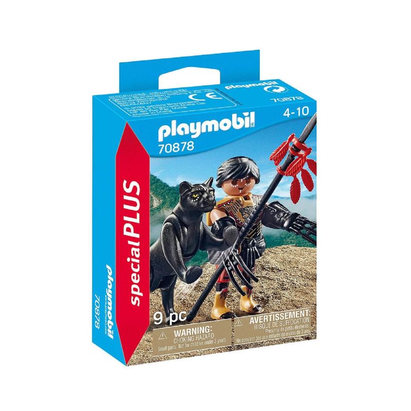 PLAYMOBIL - Playmobil Special Plus Guerrero con Pantera