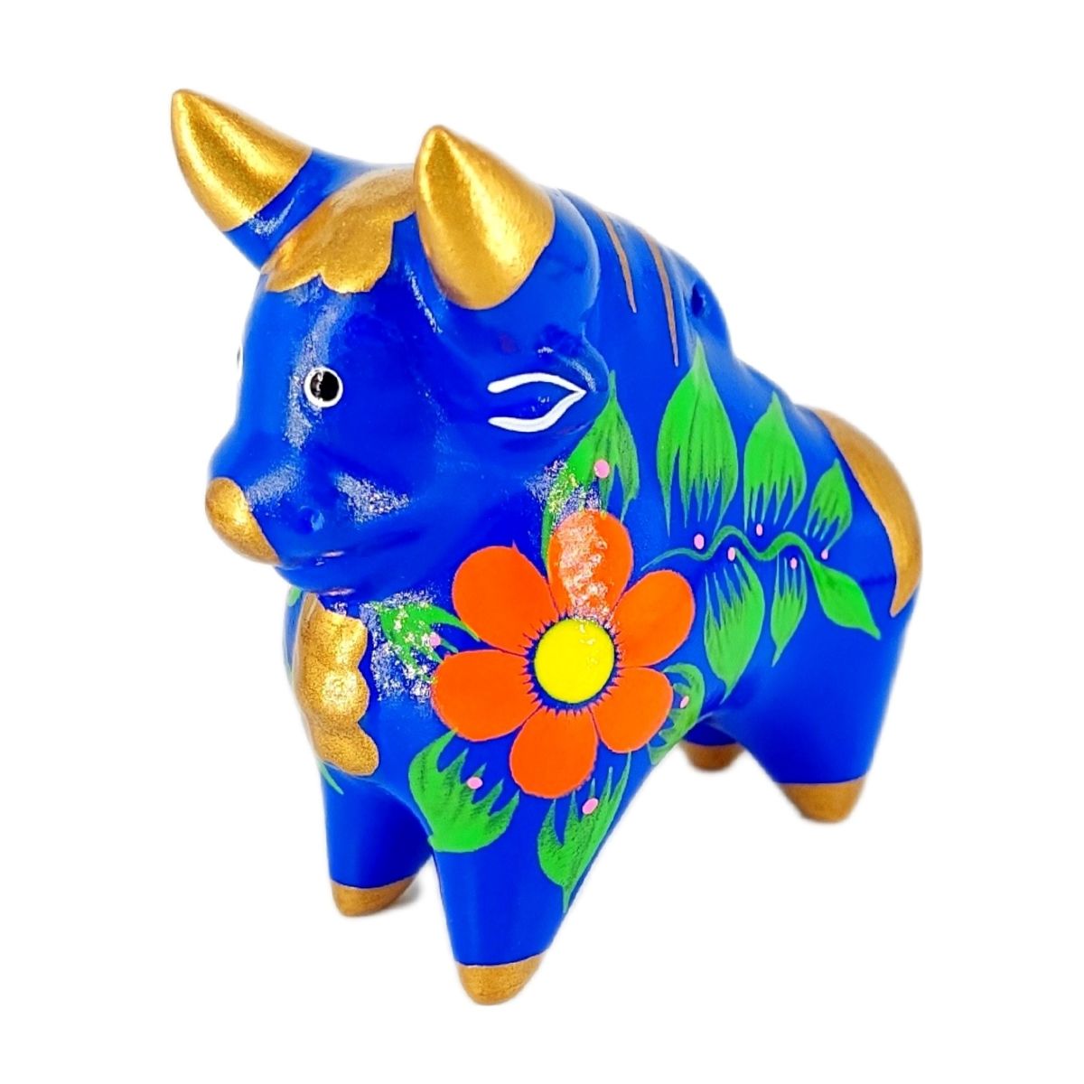 GENERICO - Toritos de Pucará de 8 cm. Azul