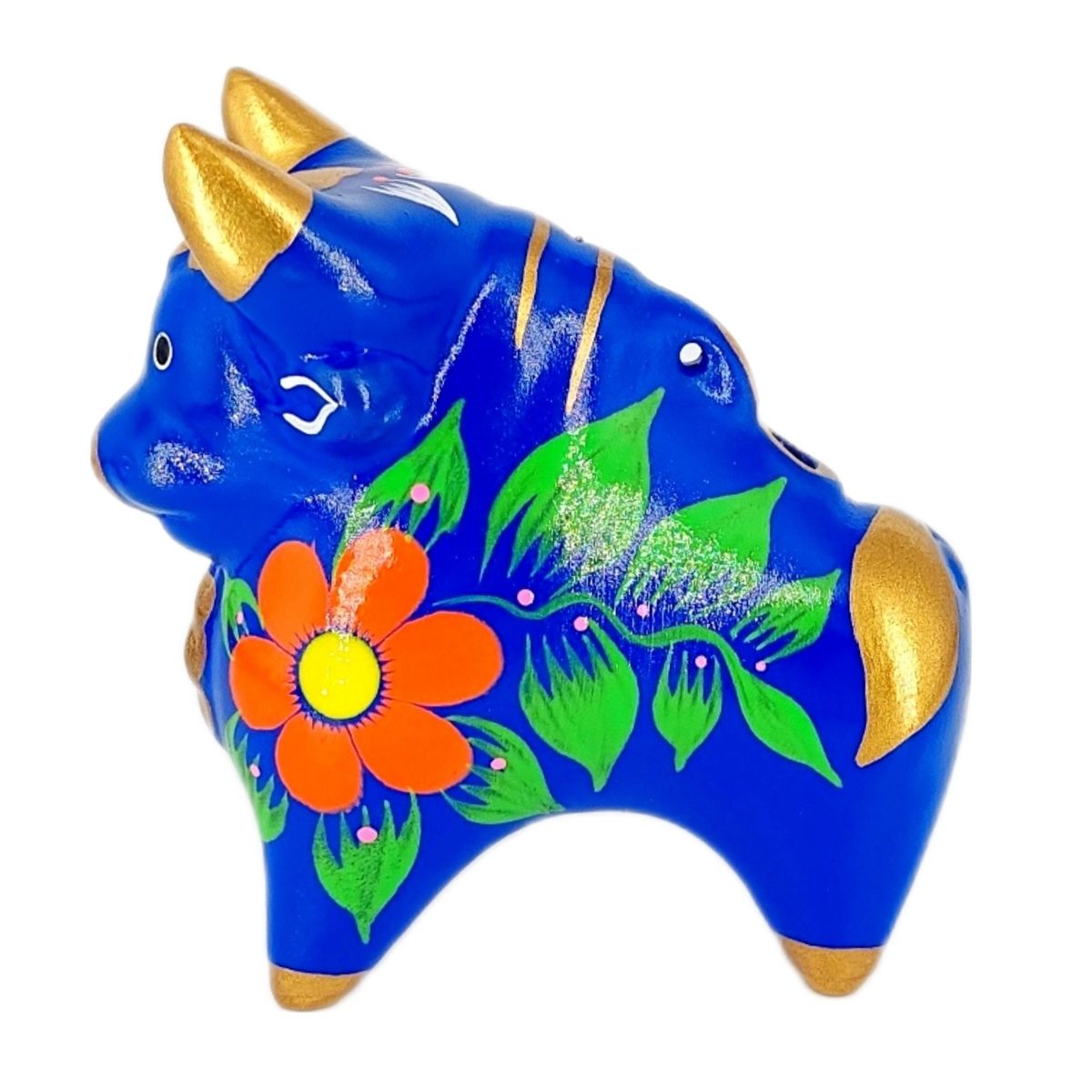 GENERICO - Toritos de Pucará de 8 cm. Azul