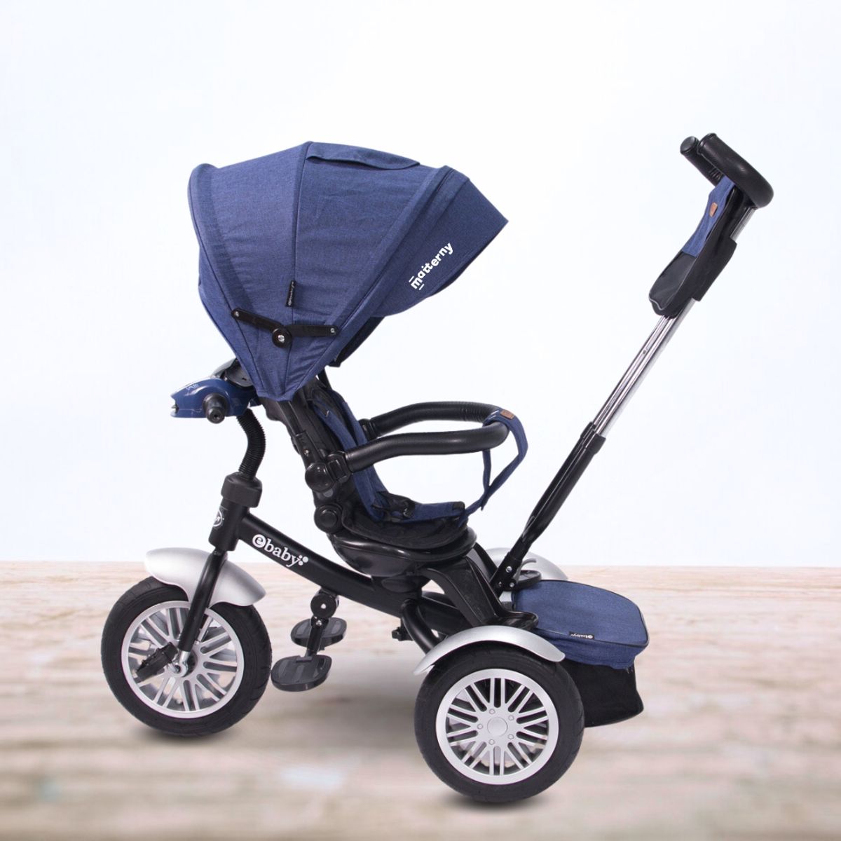 EBABY - Triciclo Guiador Reversible para Niño EBABY «ZOE» Blue