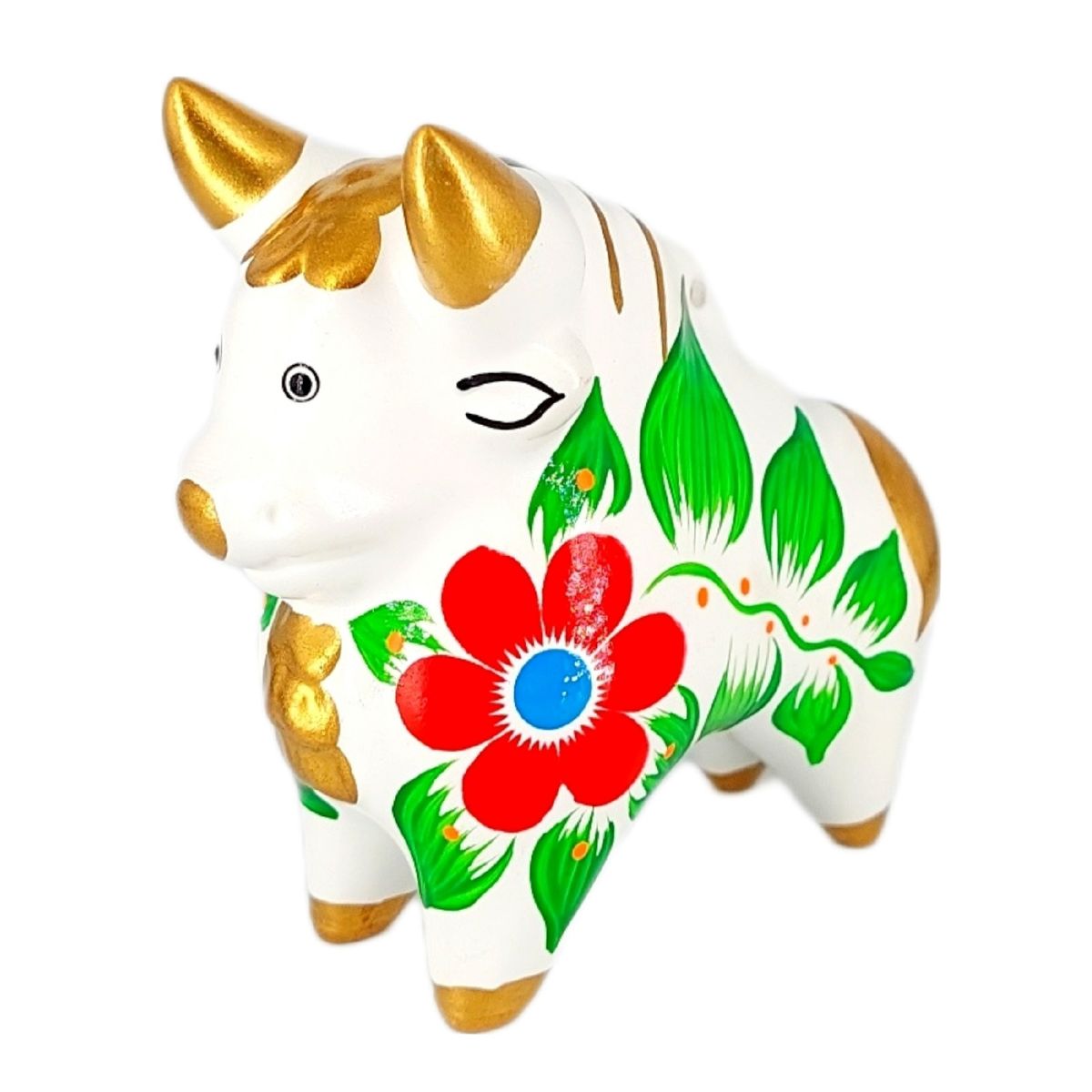 GENERICO - Toritos de Pucará de 8 cm. Blanco