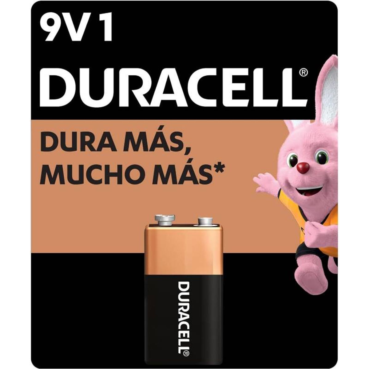 DURACELL - PILAS BATERIA 9V ALCALINA DURACELL