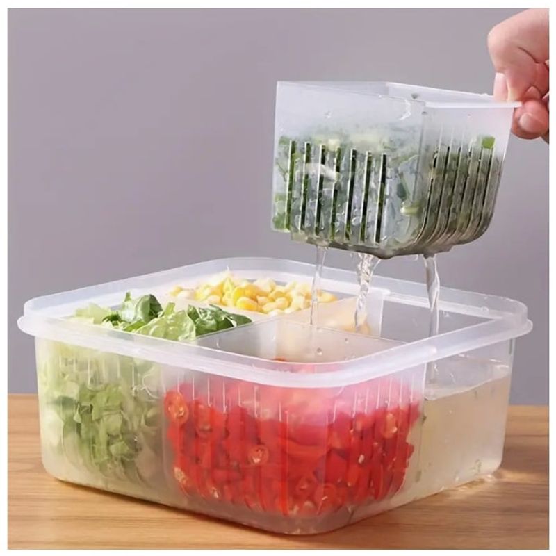 GENERICO - Contenedor de alimentos de 4 compartimentos
