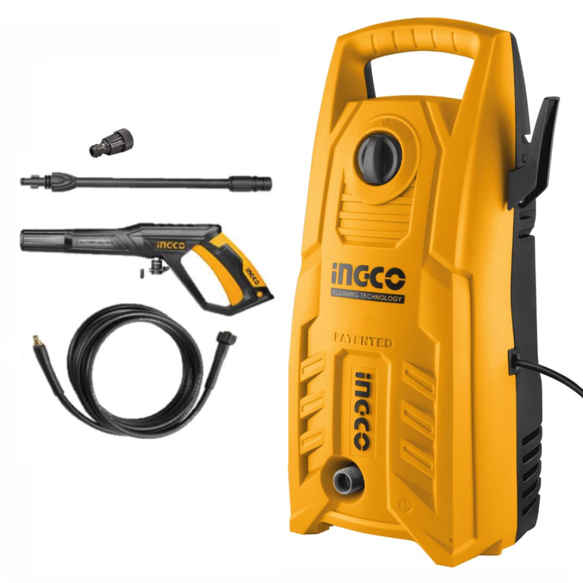 INGCO TOOLS - Hidrolavadora de Alta Presión INGCO 1400W 130 BAR 5.5L/MIN HPWR14008