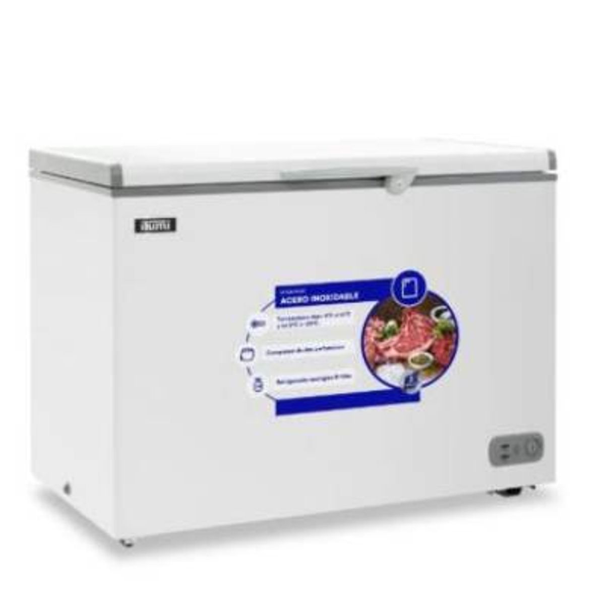 ILUMI - Congelador de 340lt TFI-3400WH - Blanco