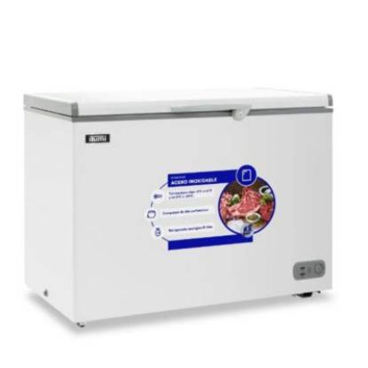 ILUMI - Congelador de 340lt TFI-3400WH - Blanco