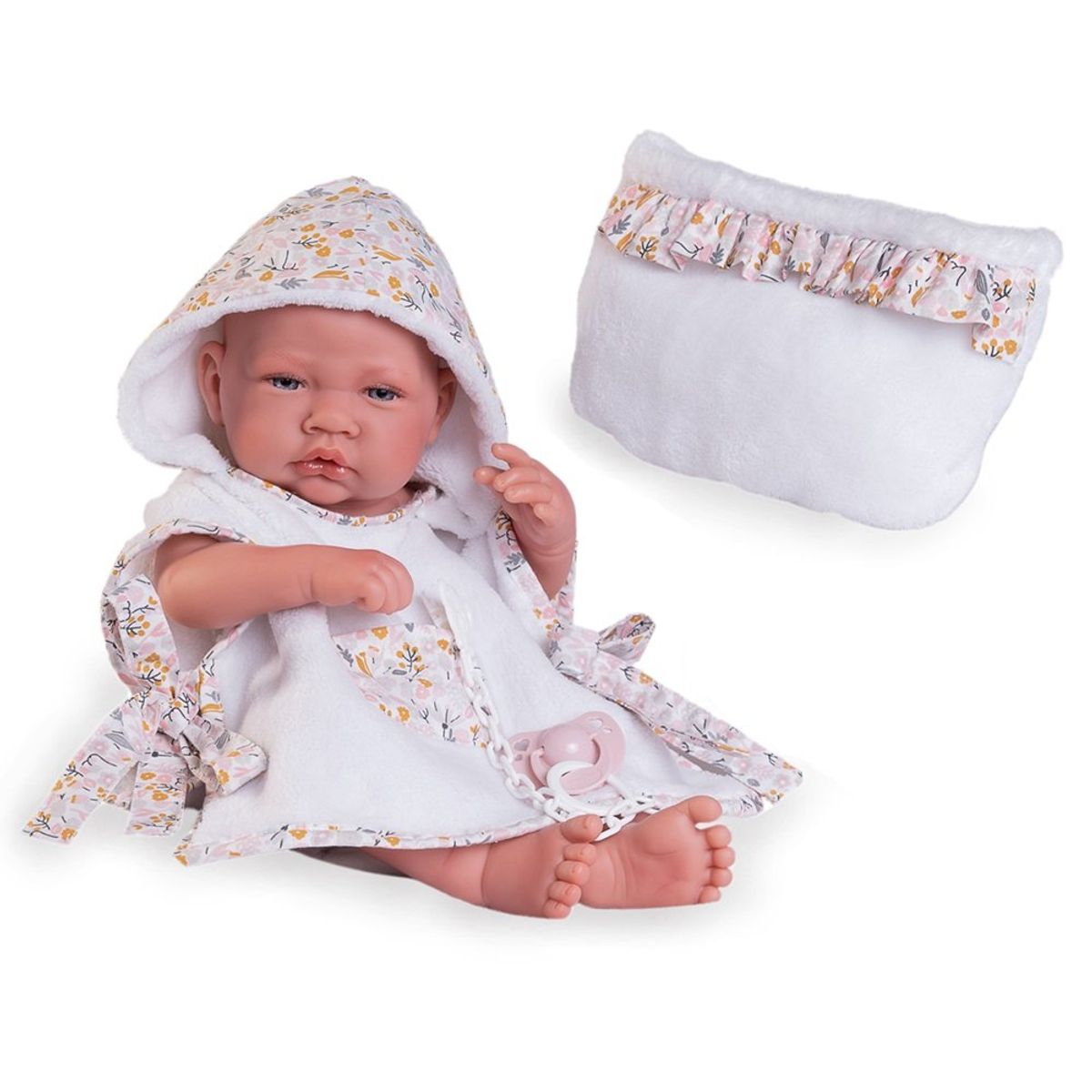 ANTONIO JUAN - Muñeca Antonio Juan Bebé Recién Nacida Capita de Baño 42 Cm