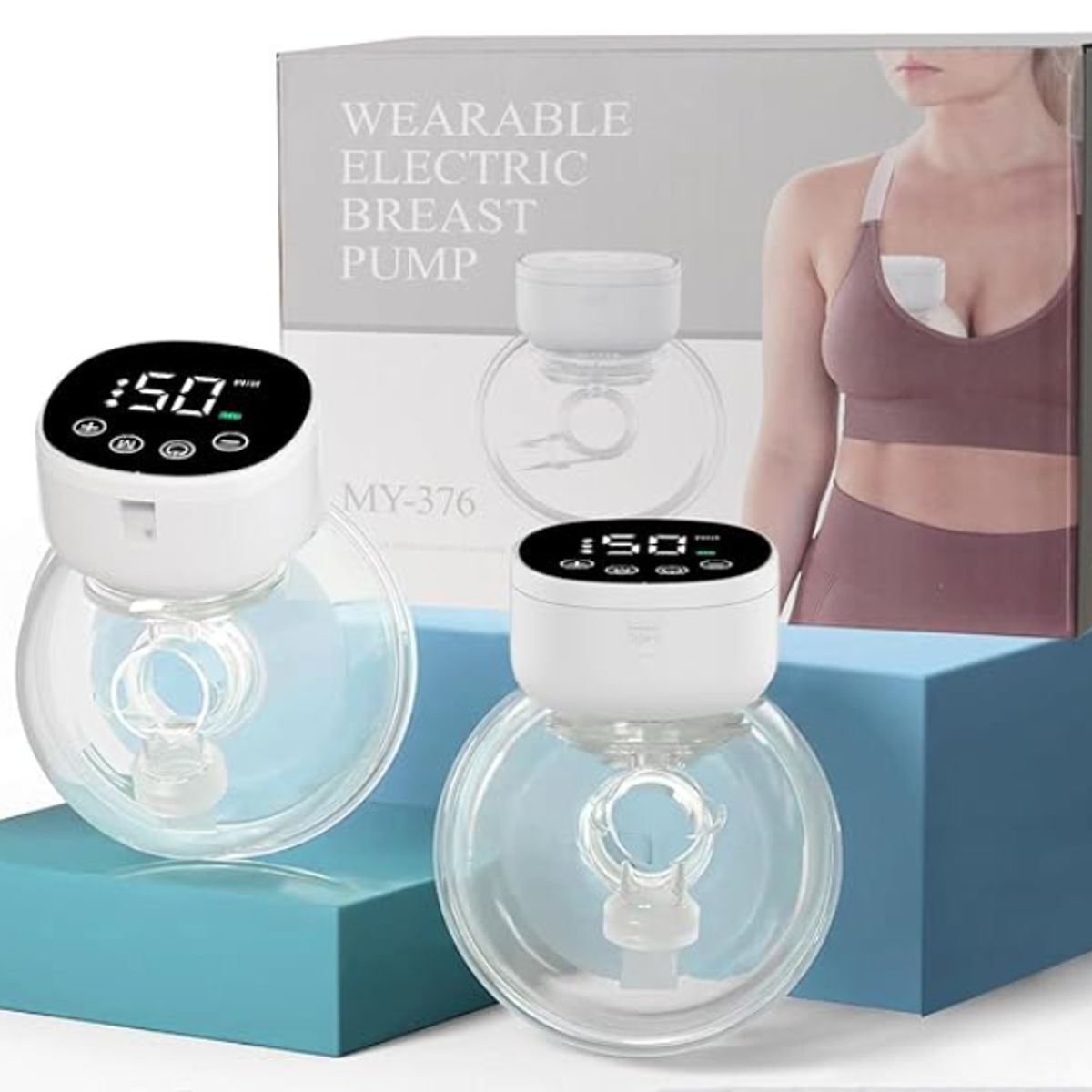 GENERICO - EXTRACTOR DE LECHE ELECTRICO MANOS LIBRES x 2piezas