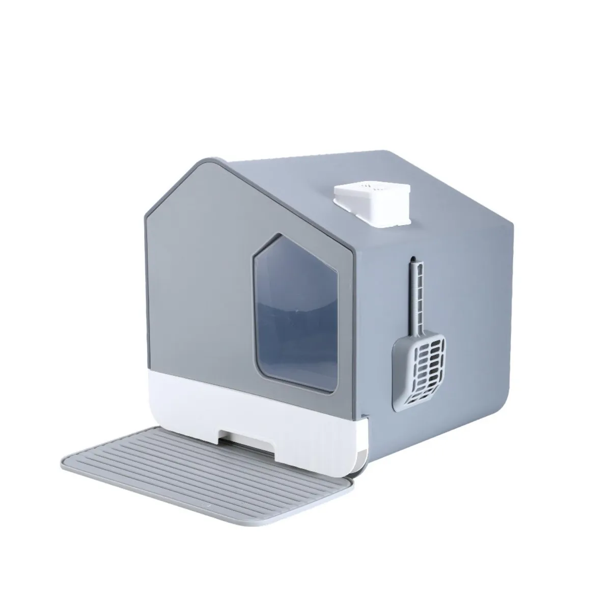 COOL CAT - Arenero Para Gatos Diseño Casa Con Pala - Cool Cat