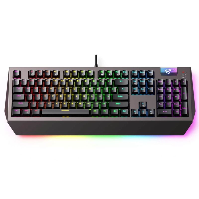 HAVIT - Teclado Mecánico Gamer RGB GAMENOTE Havit KB872L negro