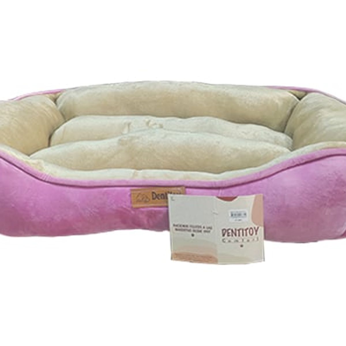 GENERICO - CAMA PARA PERRO PUFF EXTRA GRANDE COLOR ROSADO
