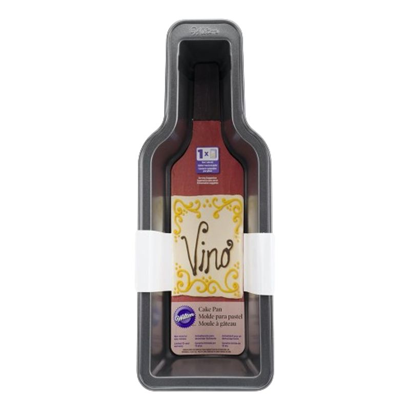 GENERICO - Molde en forma de botella de vino para reposteria