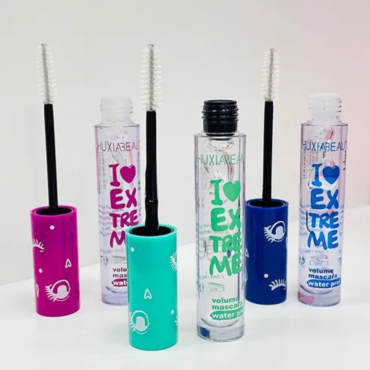 GENERICO - Máscara de pestañas Rimel Transparente Huxiabeuty