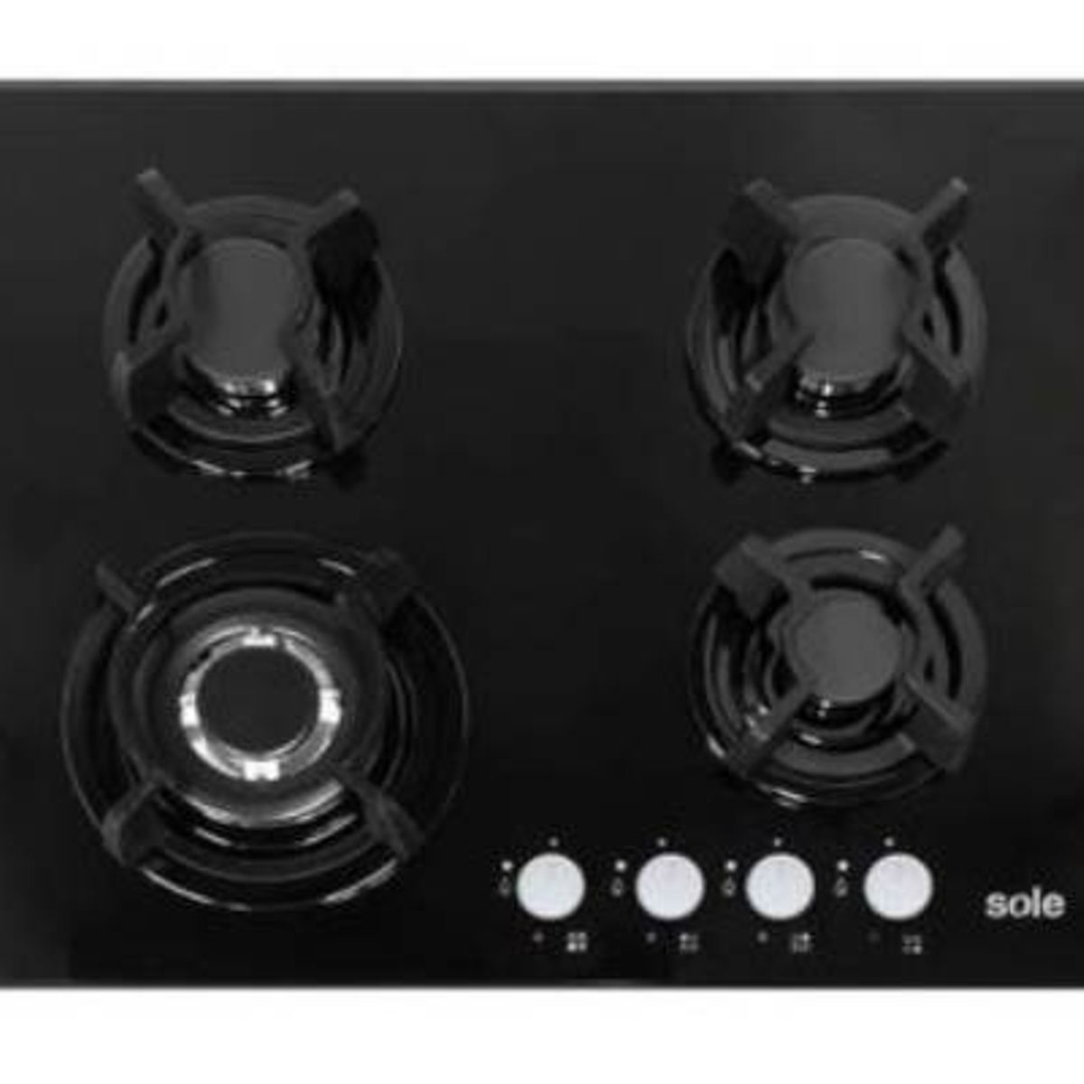 SOLE - Cocina empotrable Sole vidrio templado SOLCO034 4 hornillas