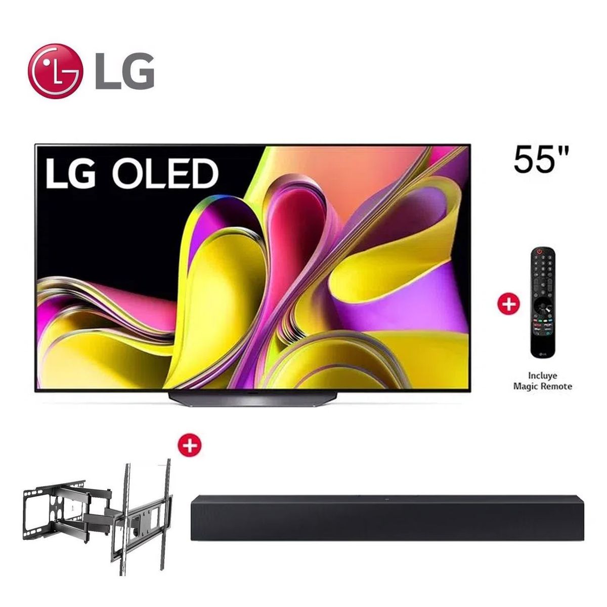 LG - TELEVISOR LG 55 UHD OLED 4K Thinq Ai OLED55B3PSA
