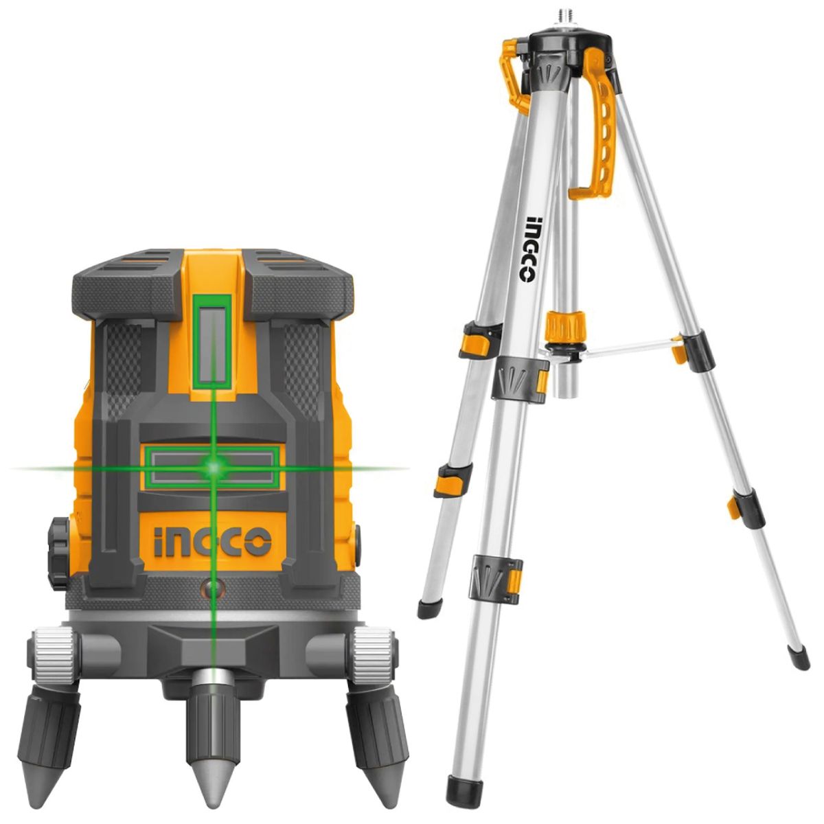 INGCO TOOLS - Combo Nivel Láser INGCO HLL305205 + Trípode 1200MM HLLT01152