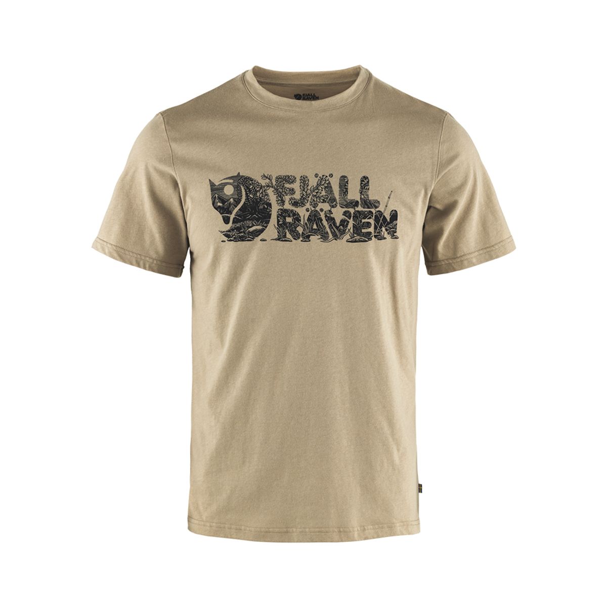 FJALLRAVEN - Polo Fjallraven Lush Logo T-shirt M Fossil Hombre