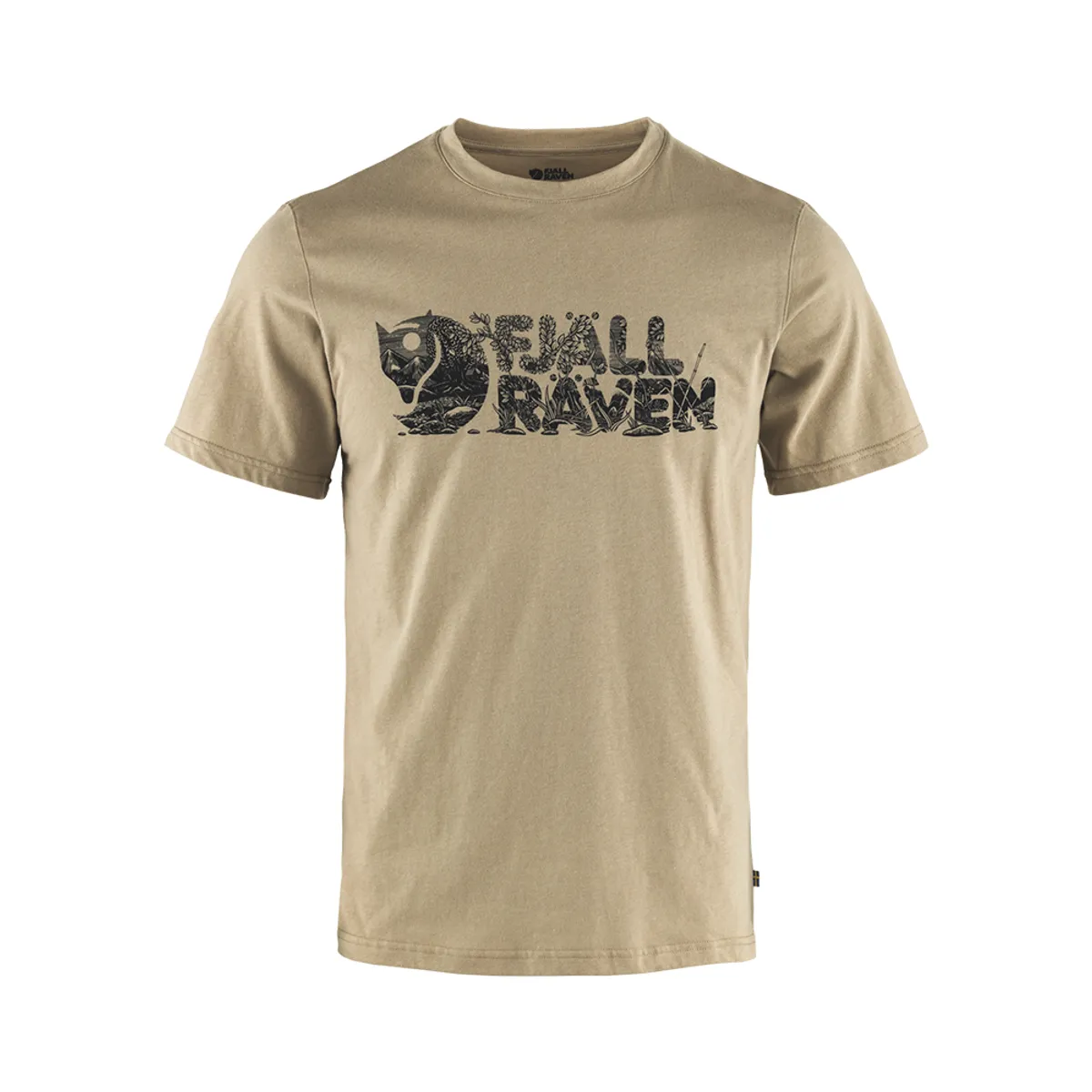 FJALLRAVEN - Polo Fjallraven Lush Logo T-shirt M Fossil Hombre