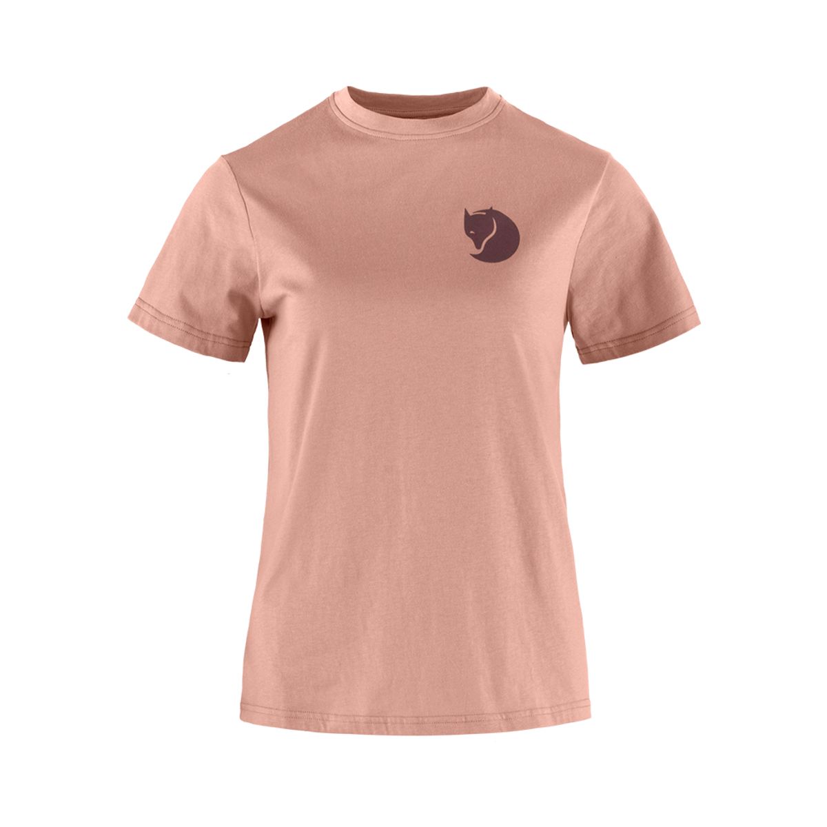 FJALLRAVEN - Polo Fjallraven Fox Boxy Logo Tee W Dusty Rose Mujer