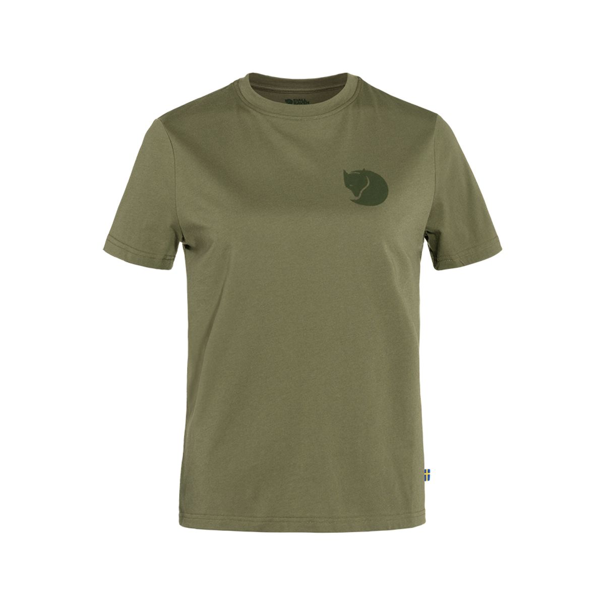 FJALLRAVEN - Polo Fjallraven Fox Boxy Logo Tee W Green Mujer
