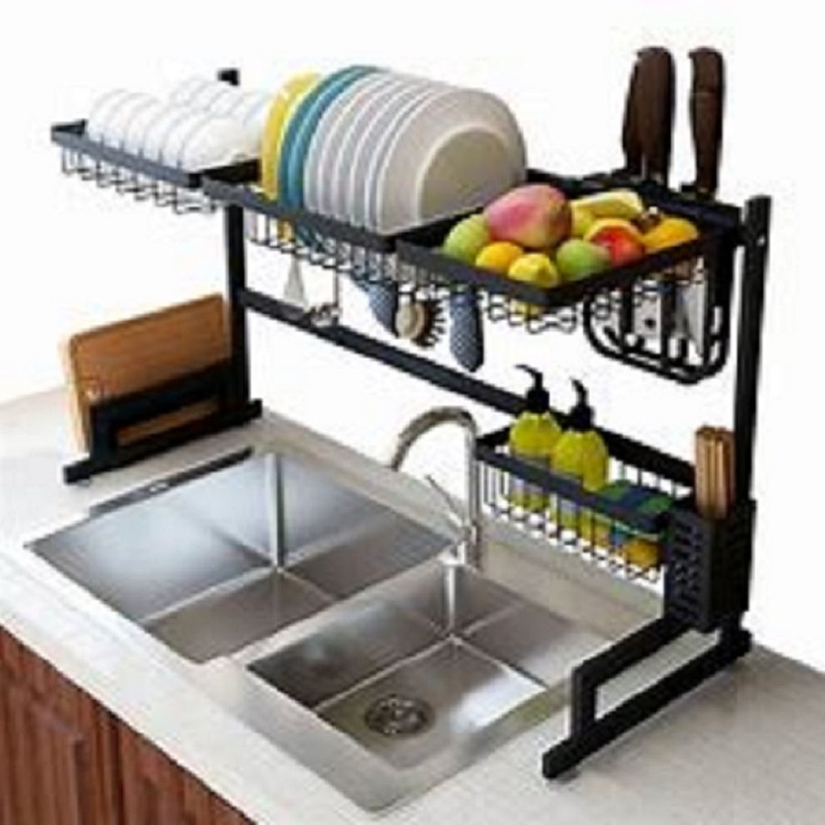 GENERICO - Organizador de Cocina Escurridor de Platos de 85 cm
