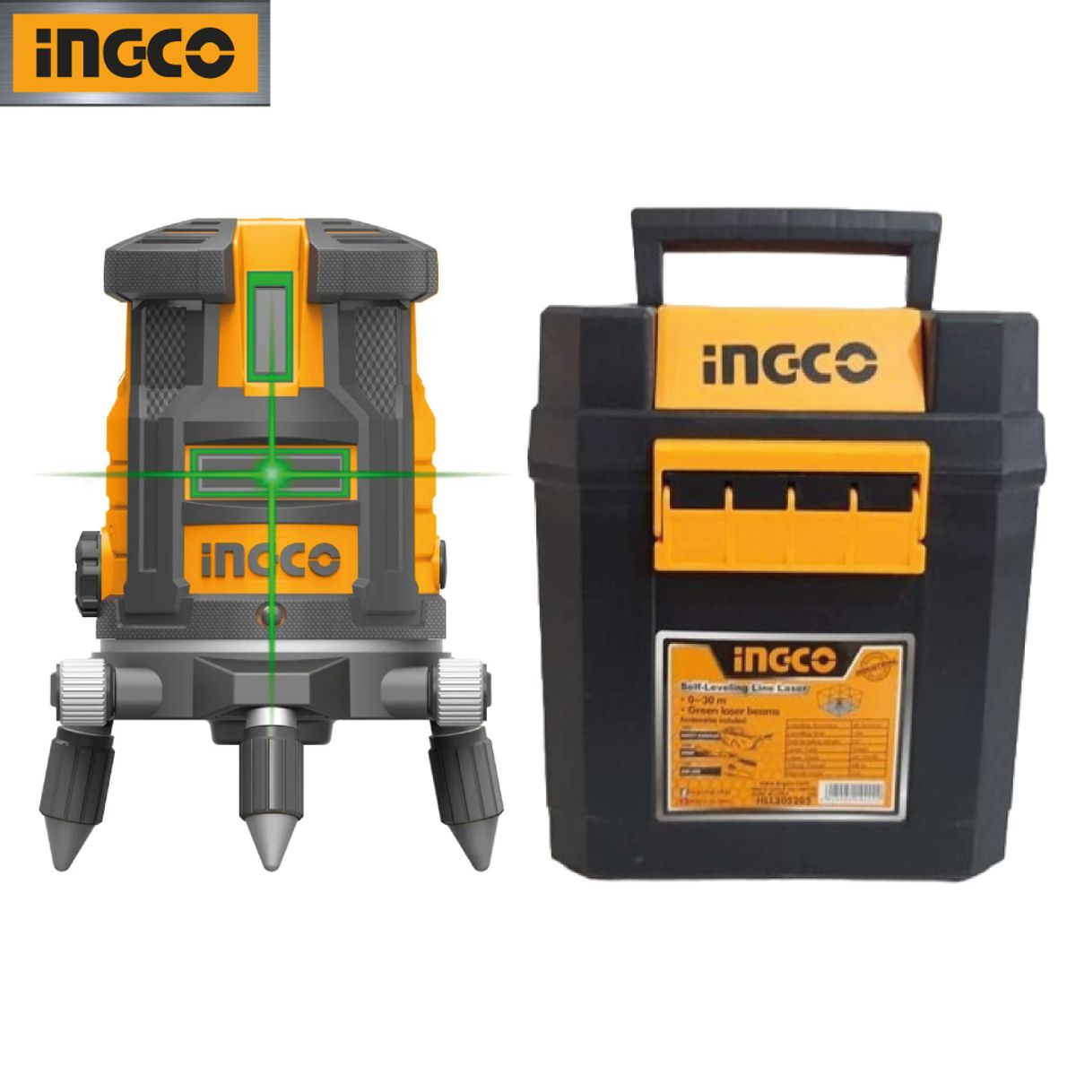 INGCO TOOLS - Nivel Láser Autonivelante INGCO Línea Verde HLL305205