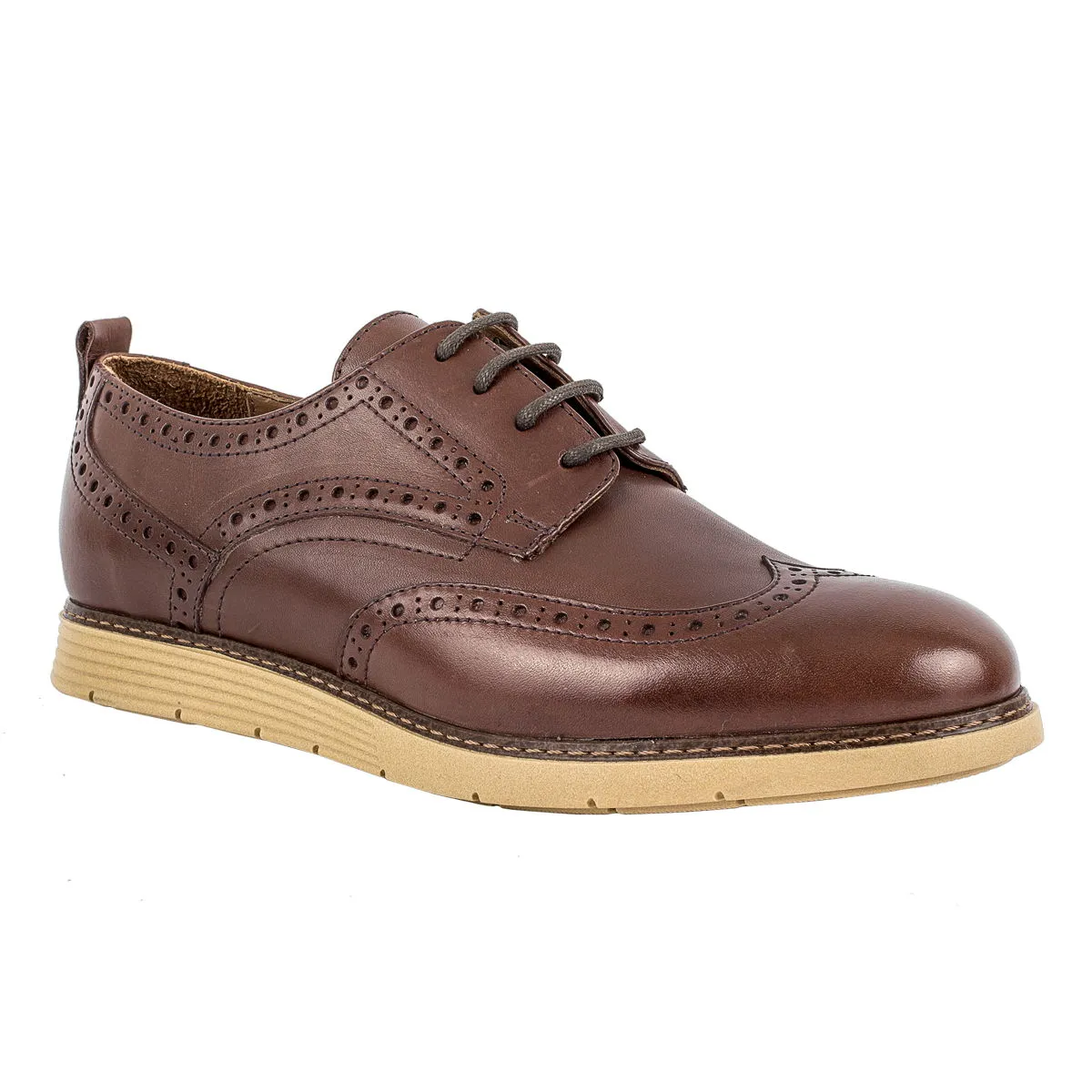 ECCO - Zapatos de Vestir Hombre Khaki Erick01 Ecco cuero