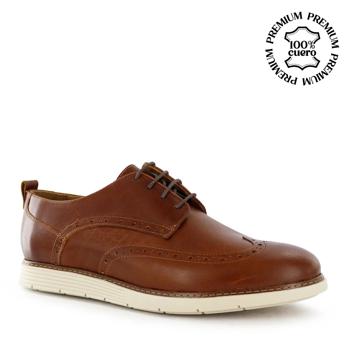 ECCO - Zapatos Casuales Hombre Tostado Erick02 Ecco cuero