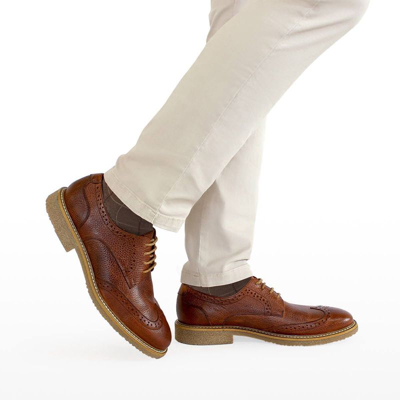 ECCO - Zapatos Casuales Hombre Castaño Pablo02 Eco cuero