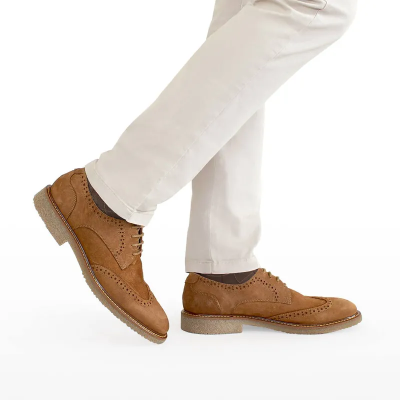 ECCO - Zapatos Casuales Hombre Toffee Pablo02 Ecco cuero Nobuck