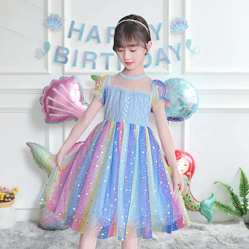 GENERICO - VESTIDO DE NIÑA PARA FIESTA - MODELO SIRENITA