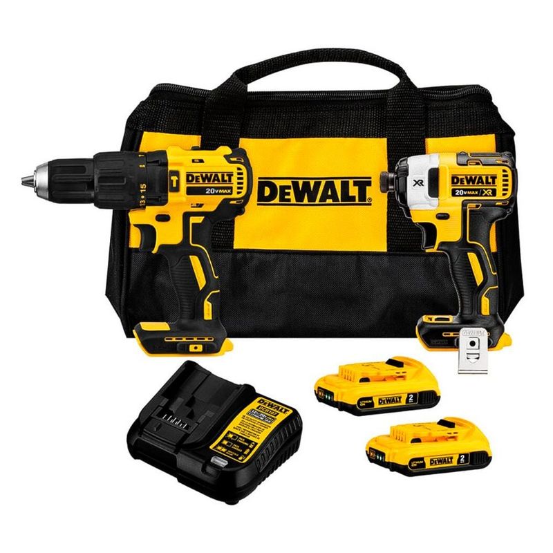 DEWALT - Taladro Percutor 12 20V+ Atornillador de Impacto 14 20V
