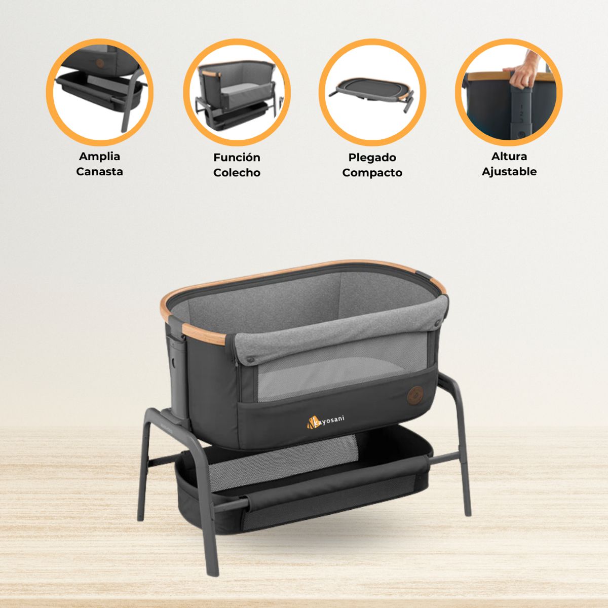 MAXI COSI - Cuna Colecho MAXI-COSI «IORA ESSENTIAL» GRAPHITE