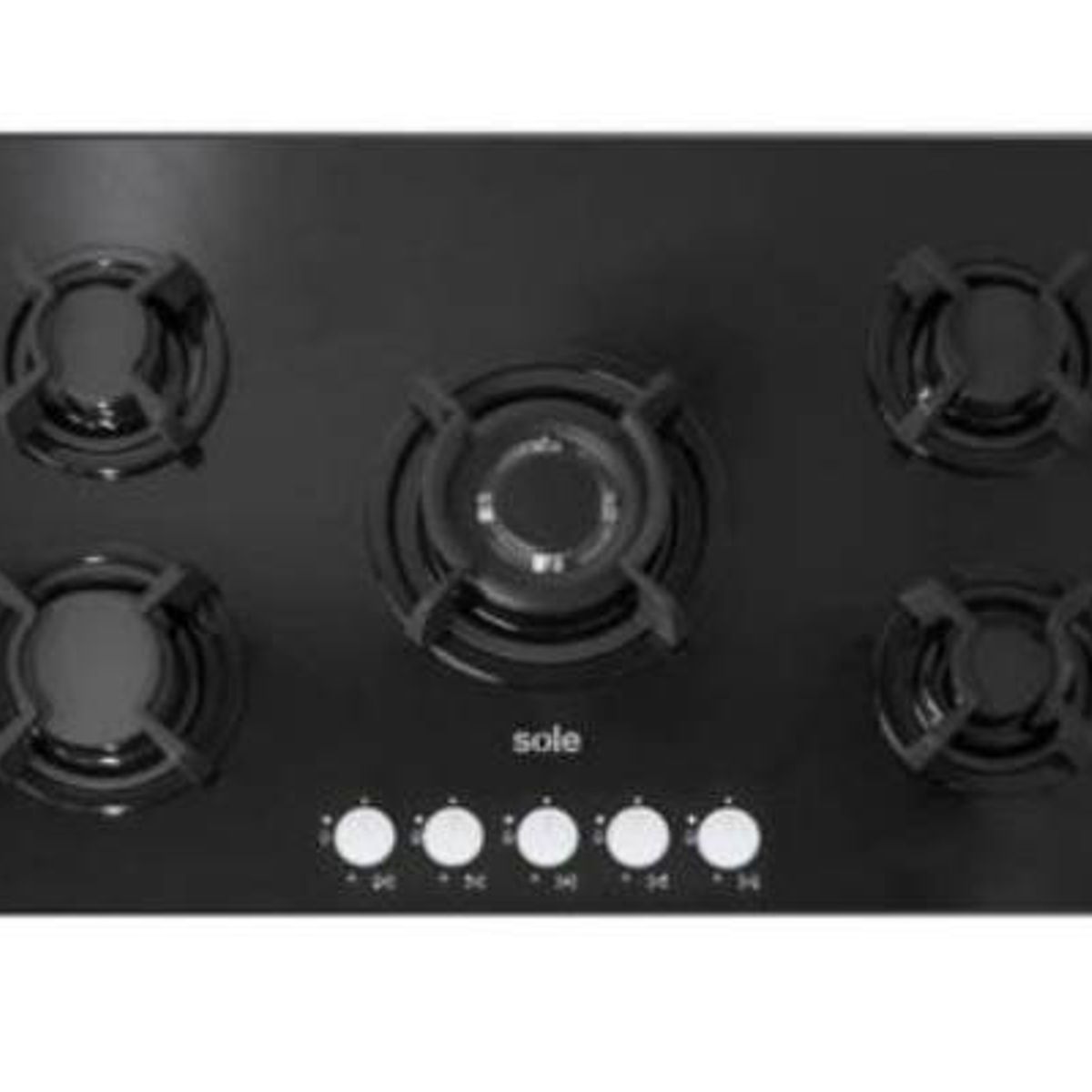 SOLE - Cocina empotrable Sole vidrio templado SOLCO033 5 hornillas