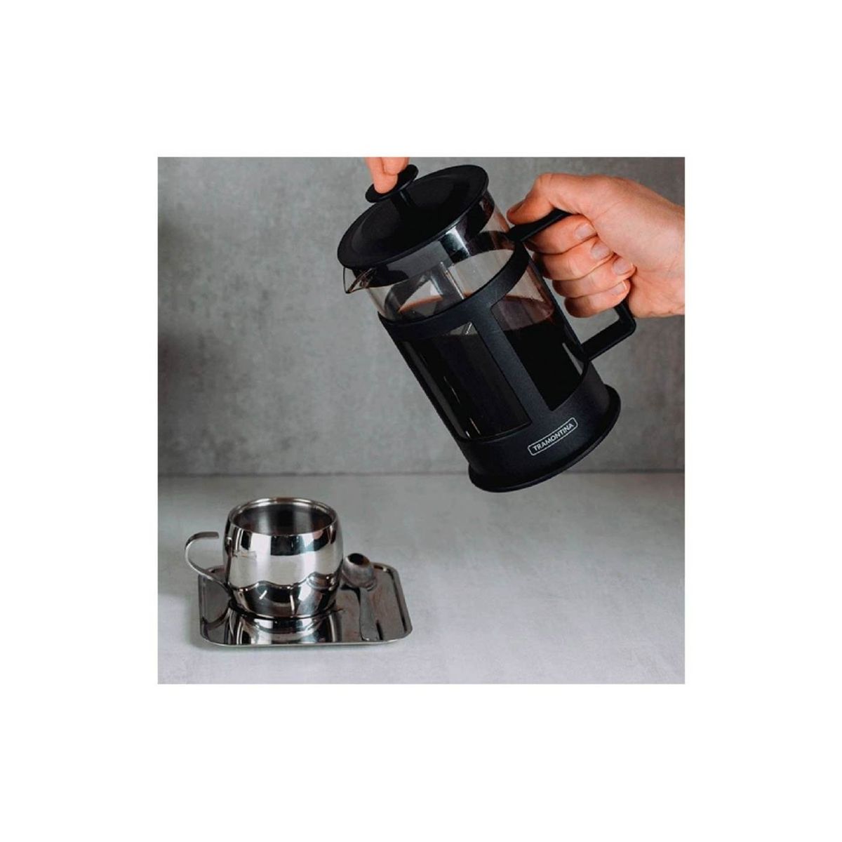 TRAMONTINA - Cafetera Francesa Tramontina 1L