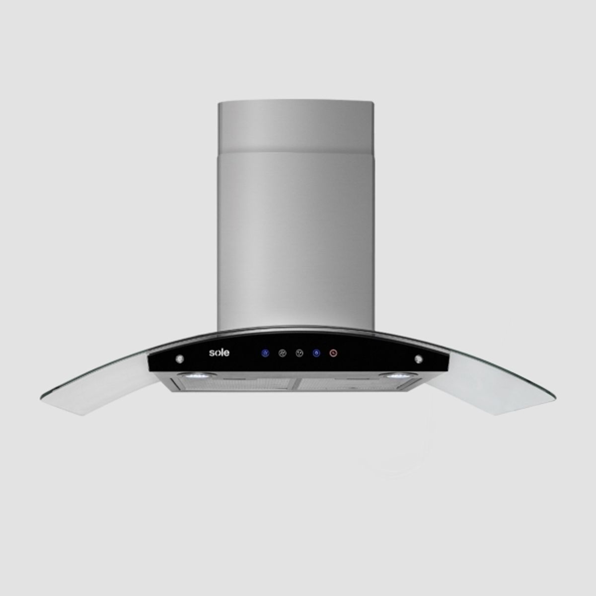 SOLE - CAMPANA EXTRACTORA SOLE VIDRIO ACERO 90 CM VENUS TURE63CO