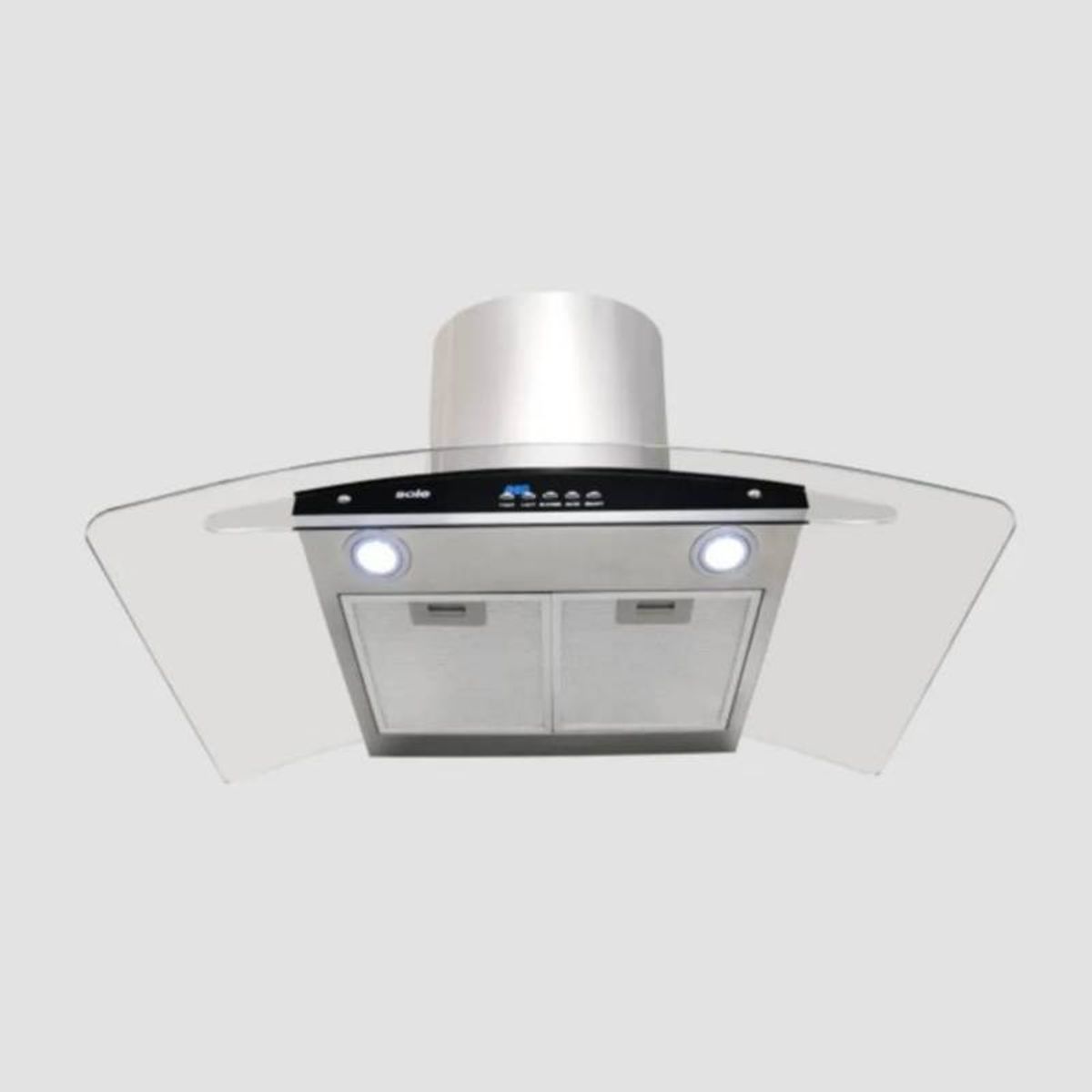 SOLE - CAMPANA EXTRACTORA SOLE VIDRIO ACERO 90 CM VENUS TURE63CO