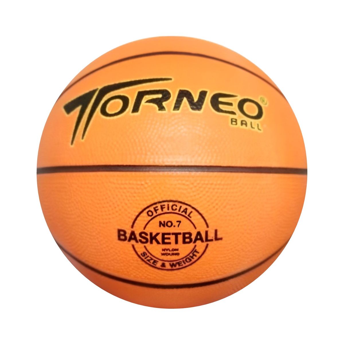 TORNEO - PELOTA  DE BÁSQUET TALLA 7 GOMA CELULAR TORNEO NARANJA