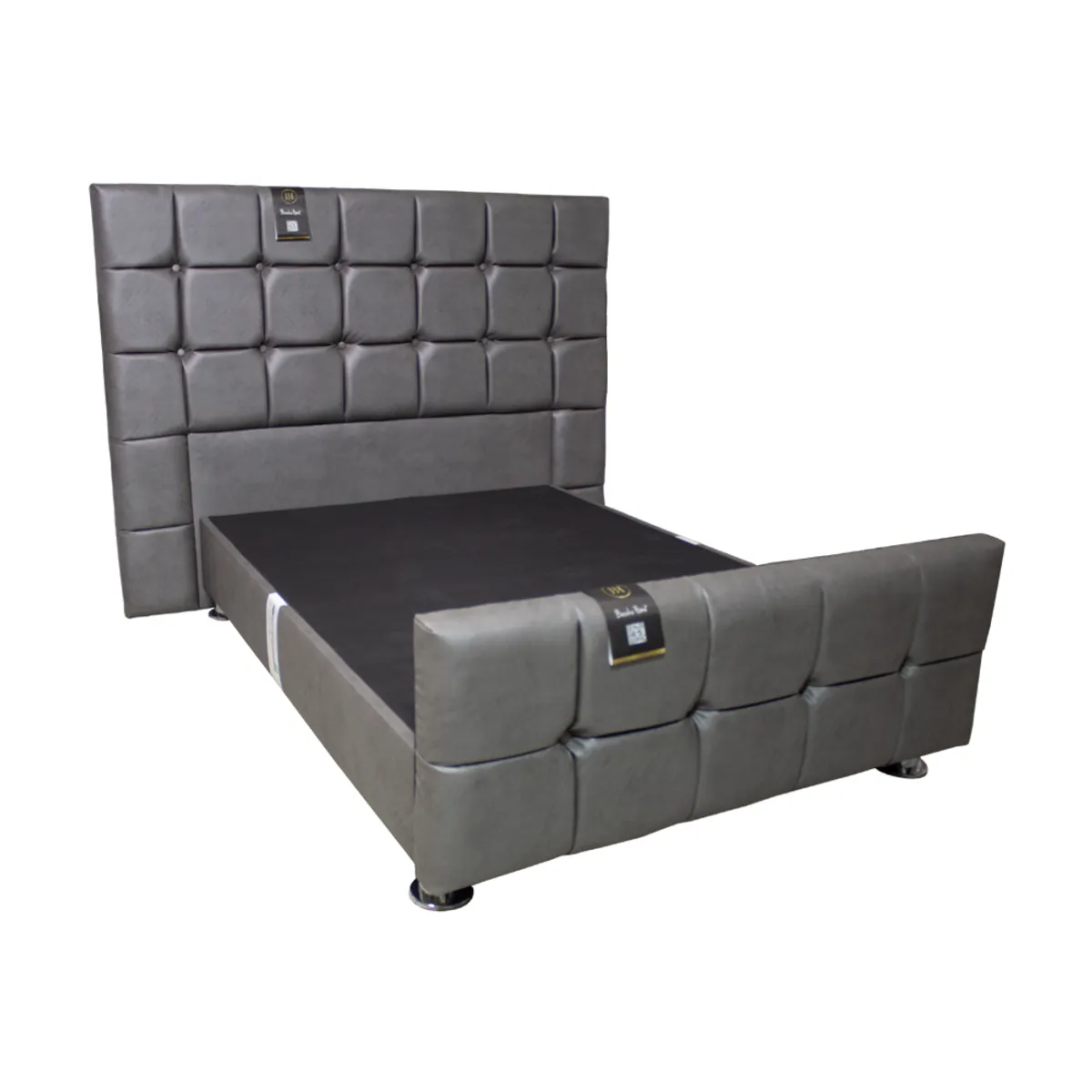 BARAKA HOME - Dormitorio Piecera Dallas 1.5 Plz - Pranna Plata