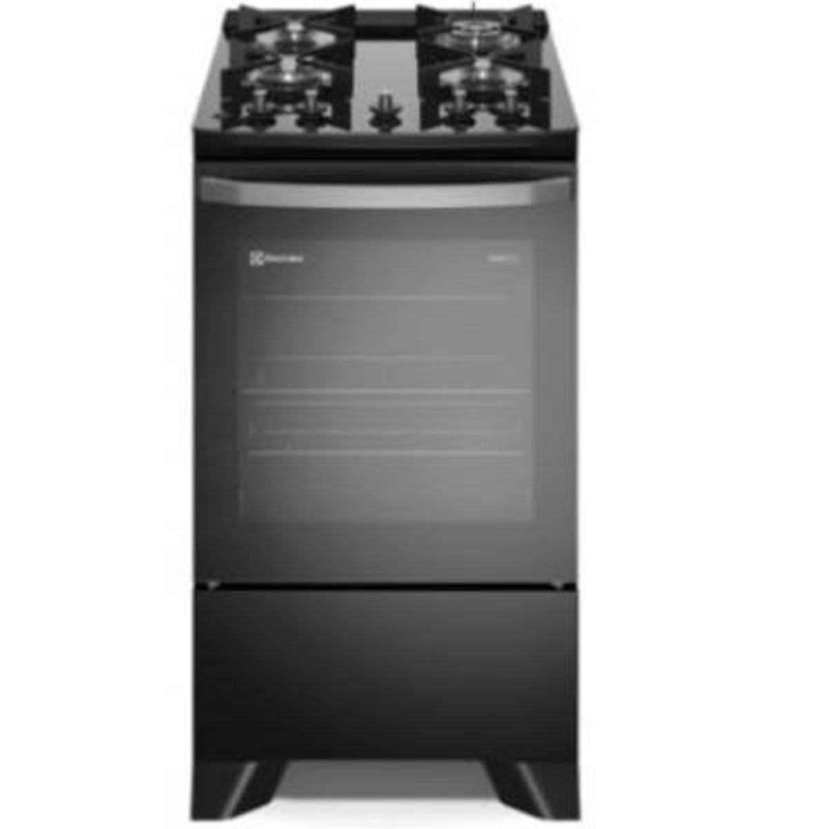 ELECTROLUX - Cocina 4 Quemadores Negro con Mesa de Vidrio FE4GP