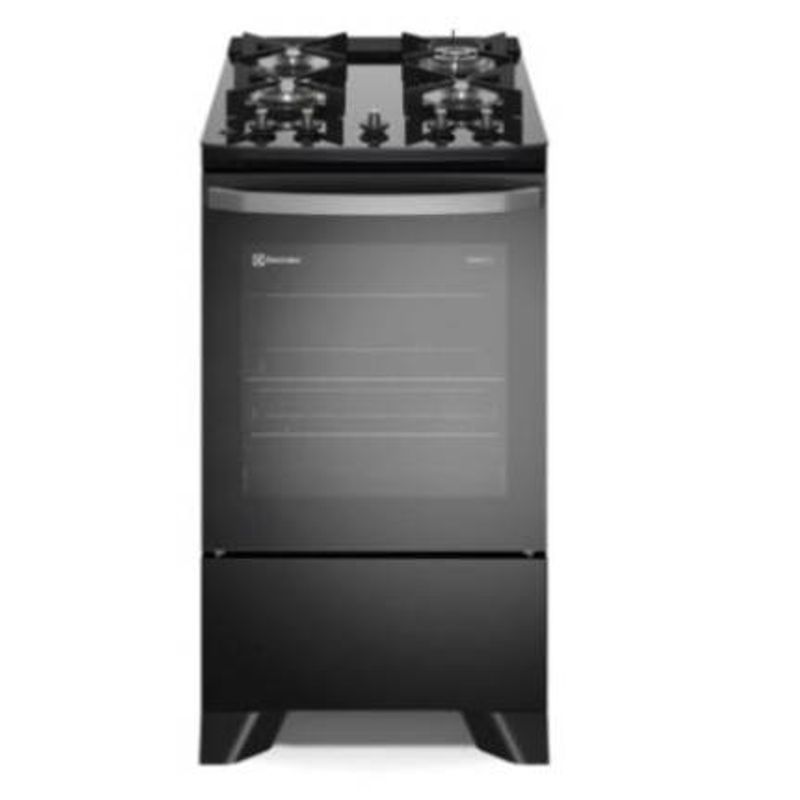ELECTROLUX - Cocina 4 Quemadores Negro con Mesa de Vidrio FE4GP