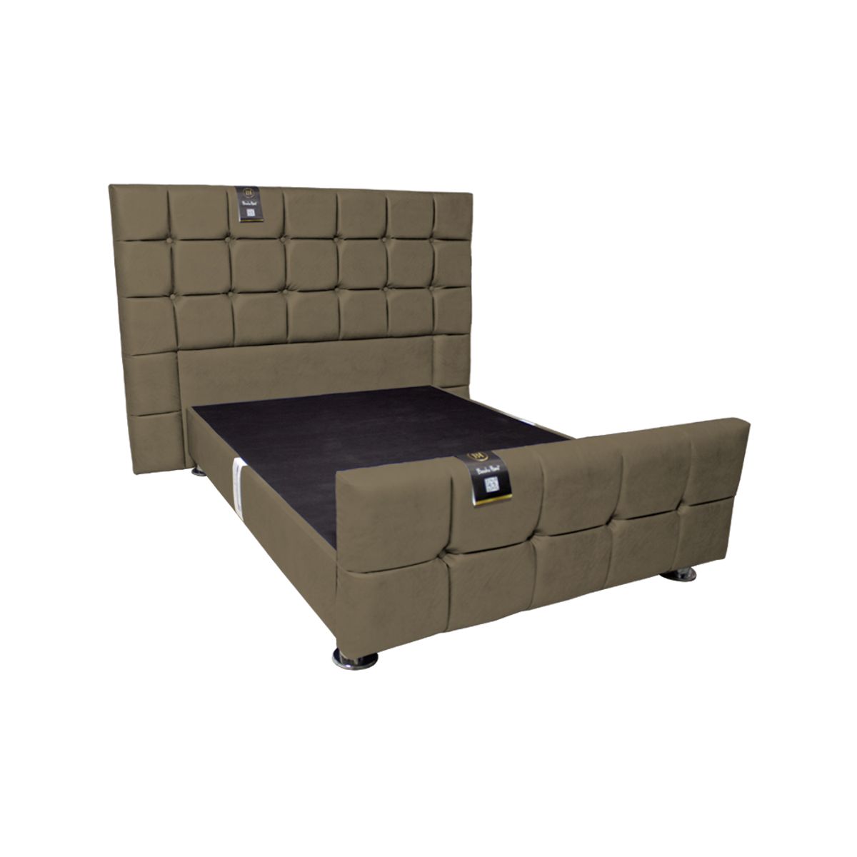 BARAKA HOME - Dormitorio Piecera Dallas 1.5 Plz - Pranna Cobre