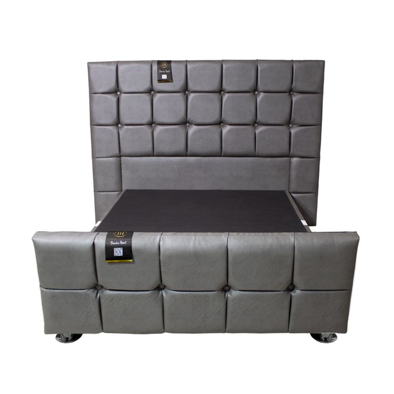 BARAKA HOME - Dormitorio Piecera Dallas 2 Plz - Pranna Plata