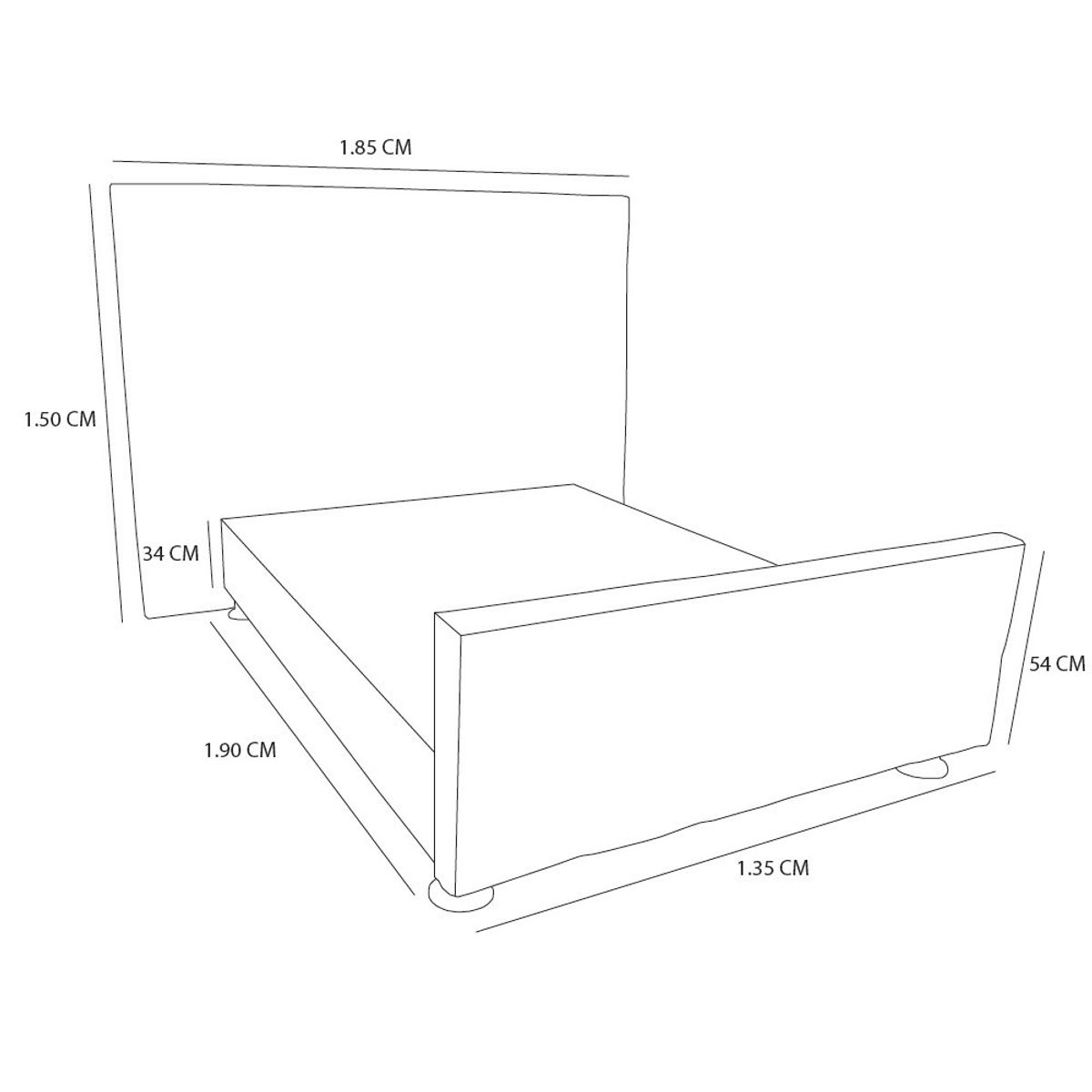 BARAKA HOME - Dormitorio Piecera Dallas 2 Plz - Pranna Cobre