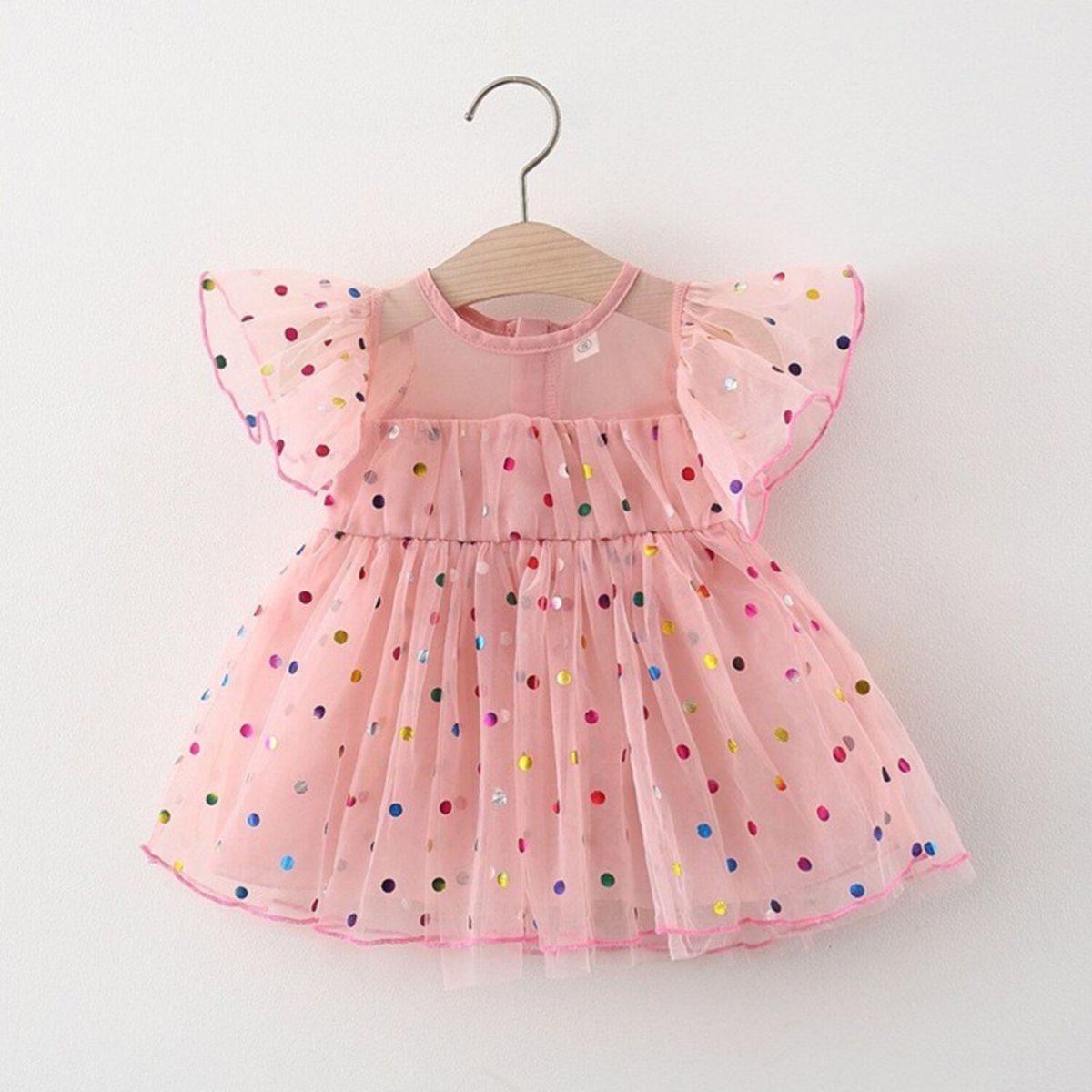 GENERICO - VESTIDO DE BEBE LLUVIA DE ESTRELLAS